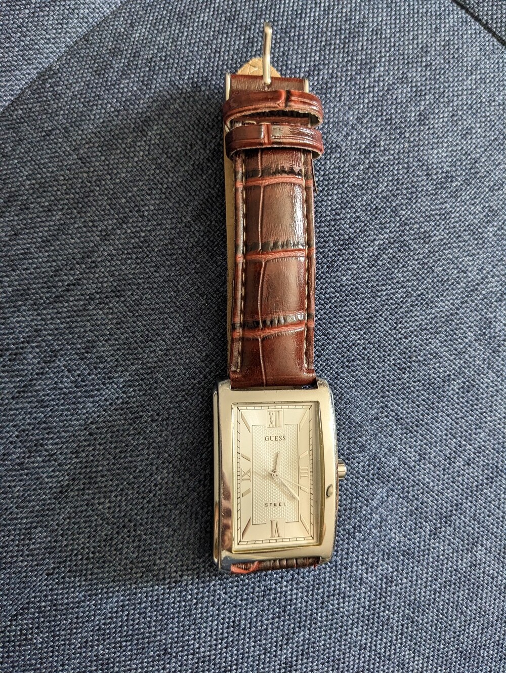 Guess Steel Tank Watch Quartz